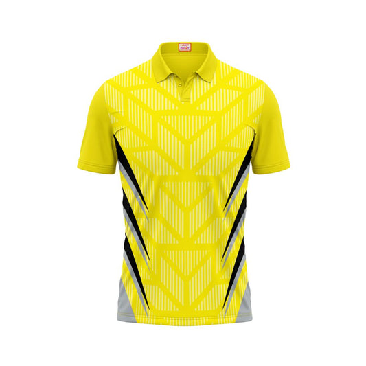 Next Print Customised Polo Neck Yellow Jersey NPTS52