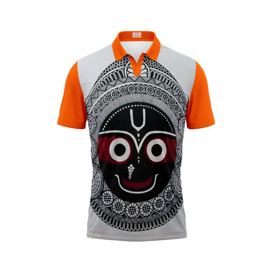 Next Print Puri Jagannath Photoprinted Tshirt Orange Colour Design 58