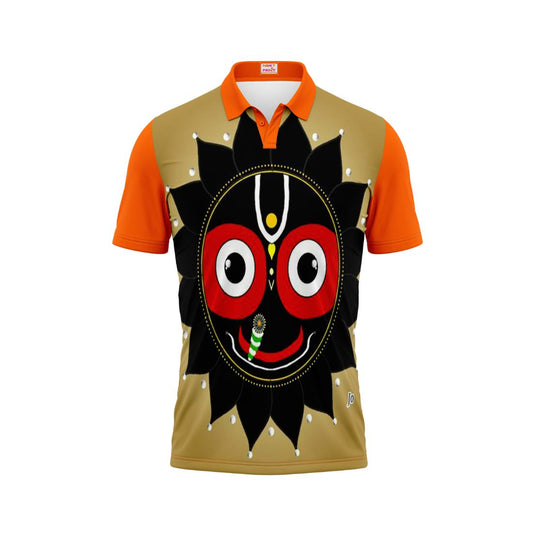 Next Print Puri Jagannath Photoprinted Tshirt Orange Colour Design 59