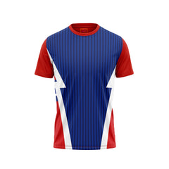 Red Round Neck Half Sleeve Tshirt Nextprintr NP50000789