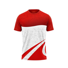 Red Round Neck Half Sleeve Tshirt NextprintrA132