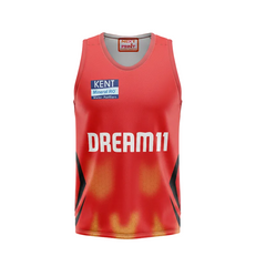 Next Print Customised Ipl Punjab Kings Printed Basketball Jersey