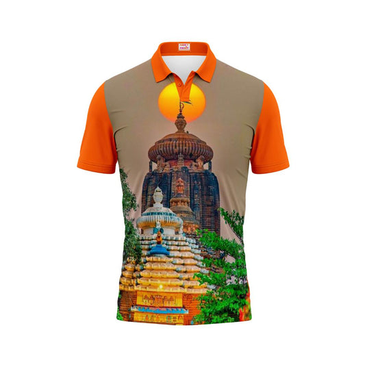 Next Print Puri Jagannath Photoprinted Tshirt Orange Colour Design 60