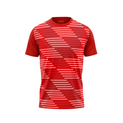 Red Round Neck Half Sleeve Tshirt Nextprintr NP50000790