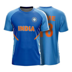 NextPrint India World Cup Jersey Collection CWC 2019 (BLUE) | Customised Cricket Jersey with Name & Number | Sizes 2Y to 4XL | Men, Women & Kids | Breathable Sportswear for Fans T-Shirt (Copy) (Copy) (Copy)