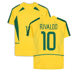 Rivaldo Jersey Legend Jersey 10 Number Famous Old Legend National Football Jerseys Team Men's Home
