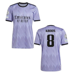Tony Kroos Jersey 8 Number Football Jerseys Liga Club Men's Away