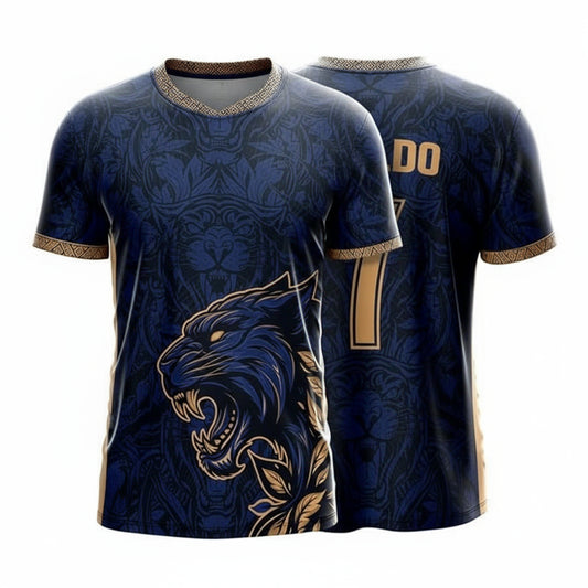 Next Print Black Panther (Royal Blue) Sports Jersey – Custom Name & Number | Kids, Men, Women Sizes 2Y to 4XL | Football, Cricket, E-Sports Jersey | Breathable Fabric