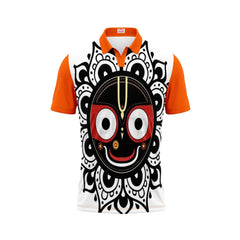 Next Print Puri Jagannath Photoprinted Tshirt Orange Colour Design 61