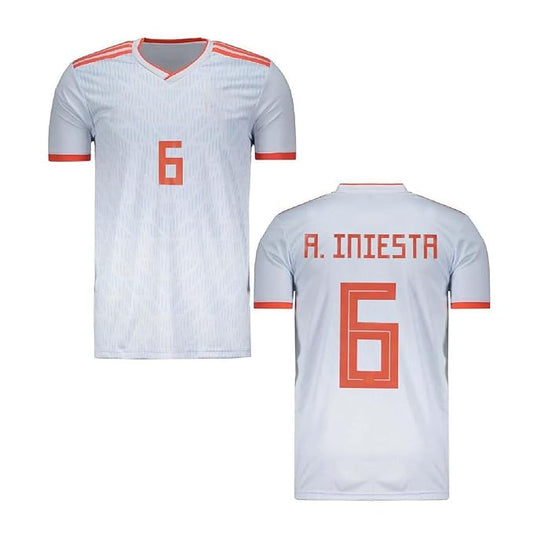 Next Print Iniesta Jersey Legends Club Jersey 6 Number Football Jerseys Club Team Men's Home