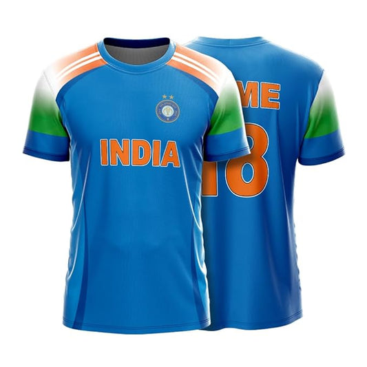 NextPrint India World Cup Jersey Collection ODI 2025 Champions | Customised Cricket Jersey with Name & Number | Sizes 2Y to 4XL | Men, Women & Kids | Breathable Sportswear for Fans T-Shirt