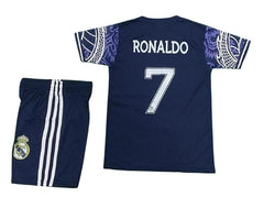Next Print Blue Dragon Print 07 Football Jersey Set for Kids – Custom Name & Number | Premium Dry-Fit Kit | NextPrint India