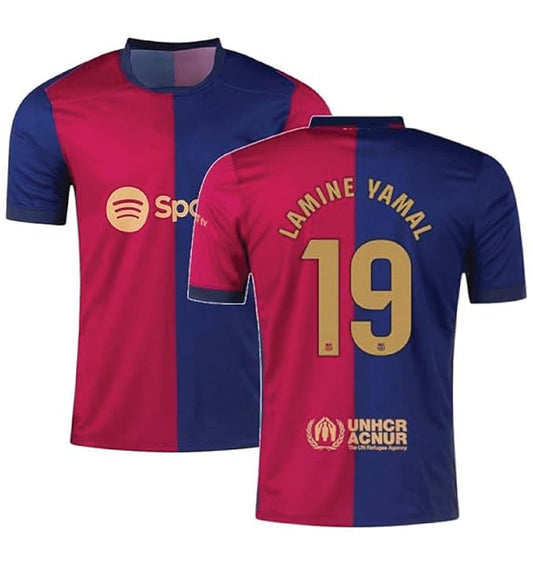 Next Print Lamine Yamal 19 Number Football Jerseys Club Team Men's Home