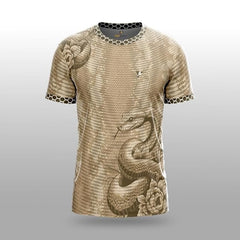 Next Print Desert Viper Sports Jersey – Custom Name & Number | Kids, Men, Women Sizes 2Y to 4XL | Football, Cricket, E-Sports Jersey | Breathable Fabric | Premium Sublimation Print Beige