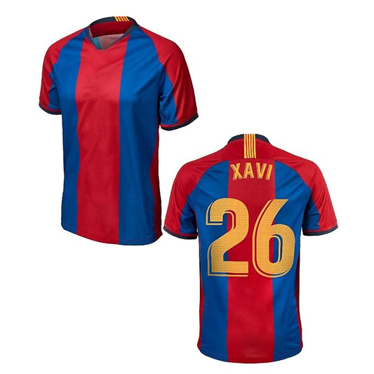 Next Print Xavi Jersey Legends Jersey Club Jersey Old 26 Number Football Jerseys Club Team Men's Home (Copy)