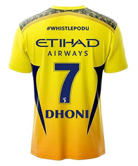 THALA DHONI Yellow CHENNAI Cricket Jersey 2025/26