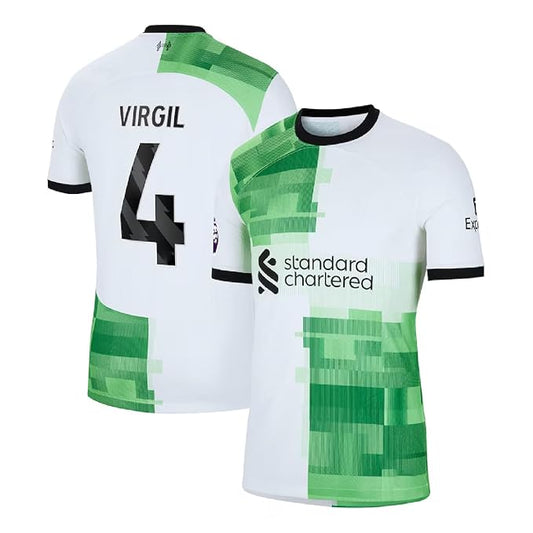 Next Print Virgil Jersey Liv Pool Jersey Pl Team Jersey 4 Number Football Jerseys Club Team Men's Third Jersey
