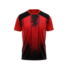 Red Round Neck Half Sleeve Tshirt NextprintrA136