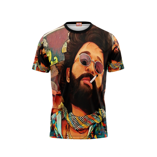 Next Print Allu Arjun Pushpa Printed T-Shirt.