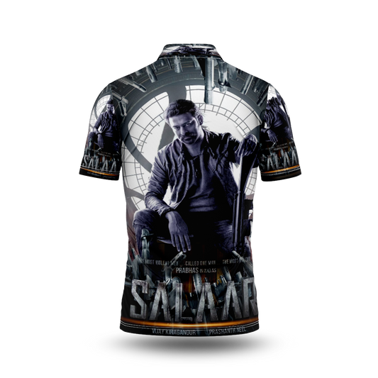 Next Print Salaar Movie Printed T-Shirt. Prabas.