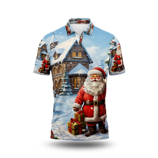 Santa Printed T-Shirt.