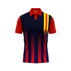 Red Polo Neck Half Sleeve T Shirt Nextprintr NP50000819