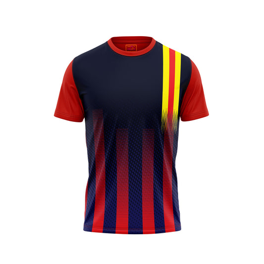 Red Round Neck Half Sleeve Tshirt Nextprintr NP50000819