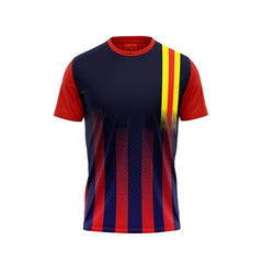 Red Round Neck Half Sleeve Tshirt Nextprintr NP50000819