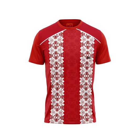 Red Round Neck Half Sleeve Tshirt NextprintrA150