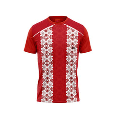 Red Round Neck Half Sleeve Tshirt NextprintrA150