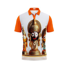 Next Print Puri Jagannath Photoprinted Tshirt Orange Colour Design 65
