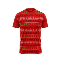 Red Round Neck Half Sleeve Tshirt NextprintrA151