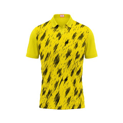 Next Print Customised Polo Neck Yellow Jersey NPTS61