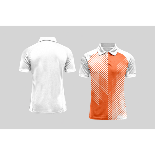 Next Print Cricket Polo Half White Customized Jersey NPCWH00A66