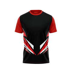 Red Round Neck Half Sleeve Tshirt Nextprintr NP50000824