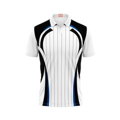 Next Print Customized Polo Neck White Jersey NPTS70