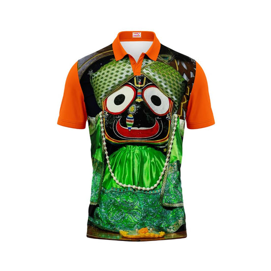 Next Print Puri Jagannath Photoprinted Tshirt Orange Colour Design 67