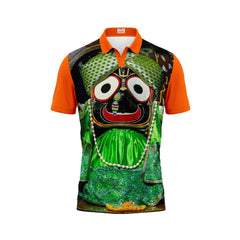 Next Print Puri Jagannath Photoprinted Tshirt Orange Colour Design 67