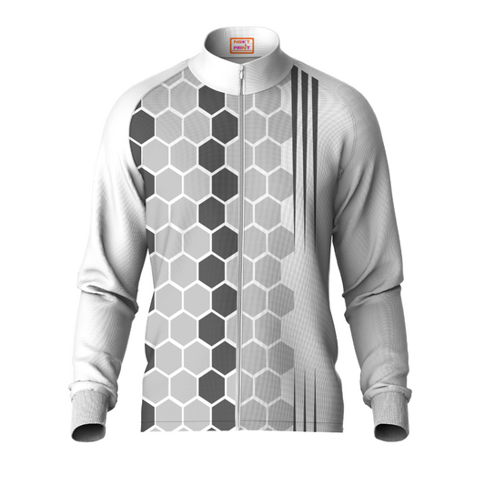 Next Print Printed White Jacket.