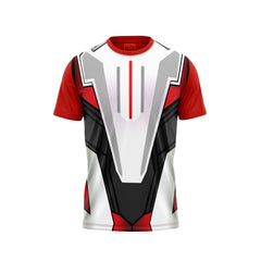 Red Round Neck Half Sleeve Tshirt Nextprintr NP50000830