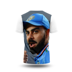 Virat Kohli Photo Printed T-Shirt.