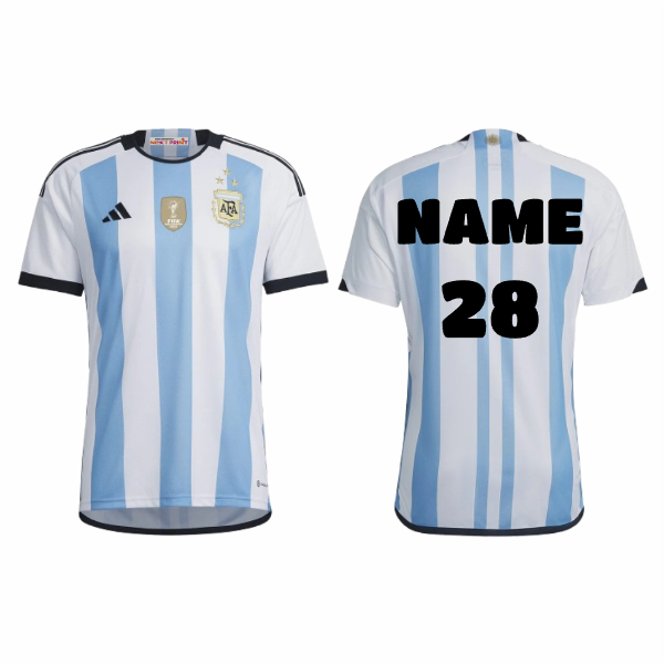 Next Print Argentina Home World Cup Jersey - Main Image