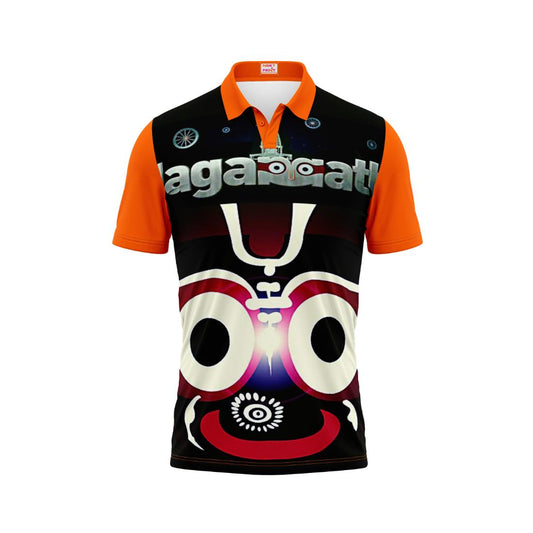 Next Print Puri Jagannath Photoprinted Tshirt Orange Colour Design 70