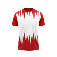 Red Round Neck Half Sleeve Tshirt Nextprintr NP50000832