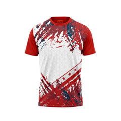 Red Round Neck Half Sleeve Tshirt NextprintrA168