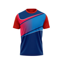 Red Round Neck Half Sleeve Tshirt Nextprintr NP50000833