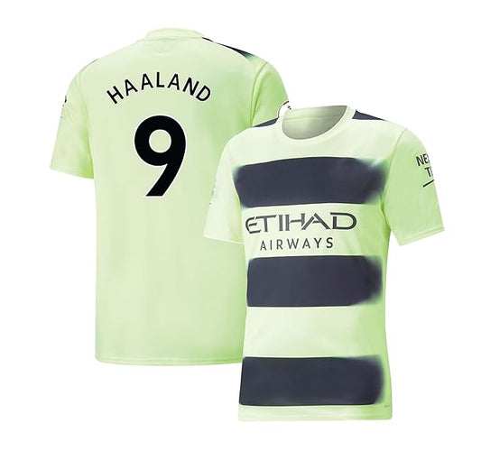 Next Print Haaland 9 Number City Football Jerseys Club Team Men's Third Jerseys