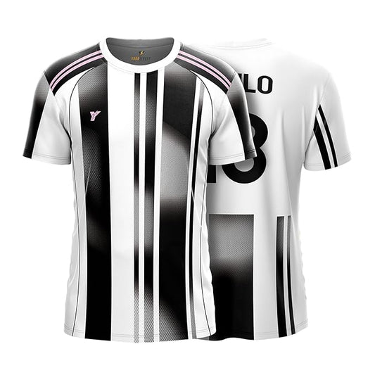 Next Print New Juven Home 2025/26 Club Worldcup Jersey | Personalized & Customized with Your Name & Number | Premium Football Jersey | for Kids, Men & Women | Sizes 2Y to 4XL