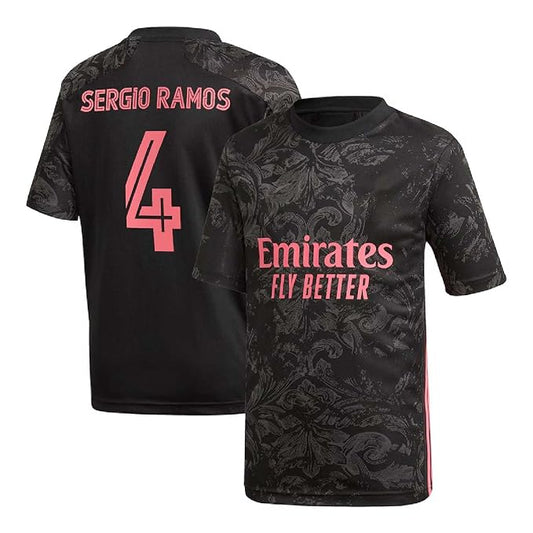 Sergio Ramos Jersey 4 Number Liga Club Team Old Football Jerseys Club Men's Third