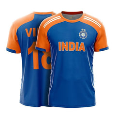 NextPrint India World Cup Jersey Collection CWC T20 2024 | Customised Cricket Jersey with Name & Number | Sizes 2Y to 4XL | Men, Women & Kids | Breathable Sportswear for Fans T-Shirt (Copy)